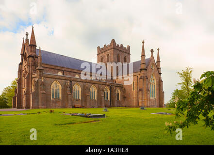 Der Südseite der St. Patrick's Cathedral in der City von Armagh County Armagh, Ulster, Nordirland ist der Sitz des Erzbischofs von Armagh in der Stockfoto