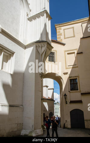 Stadt der drei Flüsse - Eine der schönsten Städte in Deutschland, Passau liegt am Zusammenfluss der Flüsse Donau, Inn und Ilz gelegen. Stockfoto