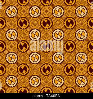 Textile fashion ethnisch bunten Drucken. Nahtlose Textur Stock Vektor