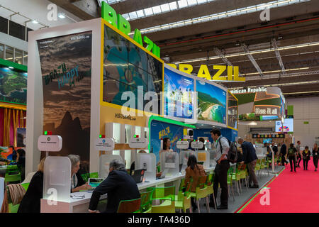 Travel Trade Show in Frankfurt am Main Stockfoto