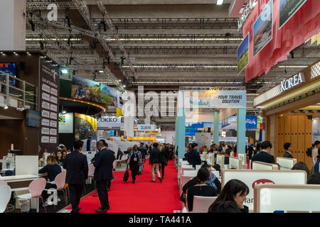 Travel Trade Show in Frankfurt am Main Stockfoto