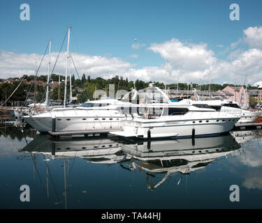 Mai 2019 - Die Marina, Portishead, North Somerset Stockfoto