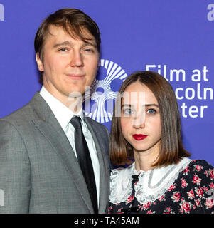 New York, NY - 29. April 2019: Paul Dano und Zoe Kazan die Film Society des 50-jährigen Jubiläums Gala Lincoln Center am Lincoln Center besuchen Stockfoto