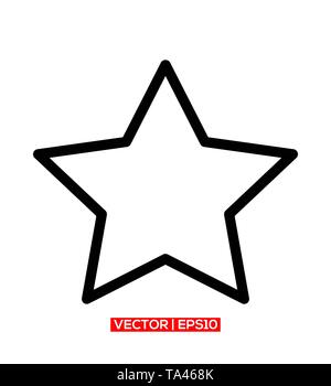 Star Medaille Symbol Vektor Illustration Stockfoto