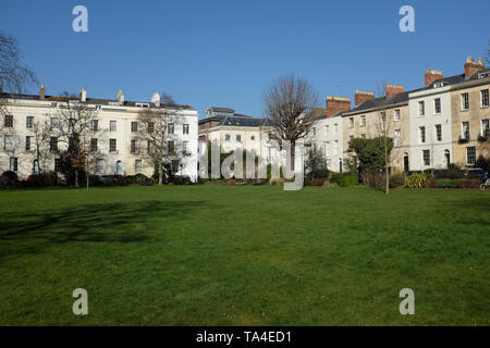 Brunswick Square und gardesn im Zentrum von Gloucester City Stockfoto