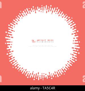 Abstract vector Streifen wellige Kreis design rosa Farbe. Sie für Ad, Poster, Schlagzeile, Artwork Design verwenden können, Jahresbericht. illustration Vector EPS 10. Stock Vektor