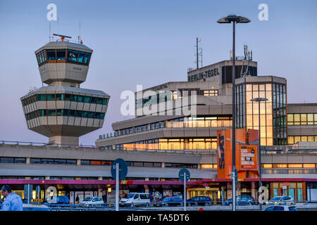 Terminal A, Flughafen Tegel, Dorf Reinicken, Berlin, Deutschland, Flughafen Tegel, Reinickendorf, Deutschland Stockfoto