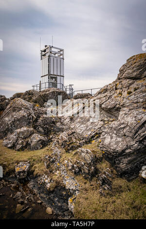 Sleat Point Lighthouse, Skye, Schottland, UK Stockfoto