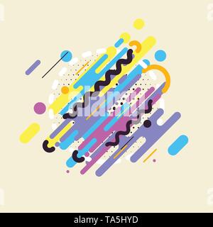 Vektor Zusammenfassung Hintergrund Muster mit geometrischen Formen. moderne Grafik Design für Poster oder Banner Dynamic Template. Und business Zusammenfassung Hintergrund Stock Vektor