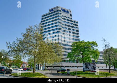 Allianz Hochhaus, Königsworther Platz, Brühlstrasse, Hannover, Niedersachsen, Deutschland, Allianz-Hochhaus, Königsworther Platz, Brühlstraße, Niedersach Stockfoto