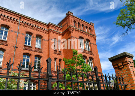 Der ehemalige Bahnhof Kaserne, Smuts Barracks, Wilhelmstraße, Wilhelm's Town, Spandau, Berlin, Deutschland, Ehemalige Train-Kaserne, Wilhelmstraße, Wilhelmstadt, Stockfoto