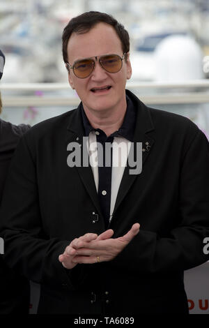 Cannes, Frankreich. 22. Mai, 2019. 72. Filmfestival in Cannes 2019, Fotoshooting Film: '' "Once upon a time in''¦ Hollywood' dargestellt: Quentin Tarantino Credit: Unabhängige Fotoagentur/Alamy leben Nachrichten Stockfoto