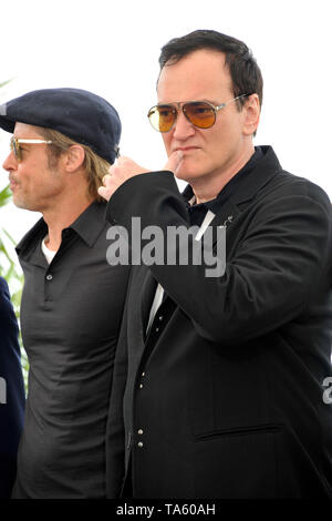 Cannes, Frankreich. 22. Mai, 2019. 72. Filmfestival in Cannes 2019, Fotoshooting Film Einmal Zeit in Hollywood abgebildeten Quentin Tarantino Credit: Unabhängige Fotoagentur/Alamy leben Nachrichten Stockfoto