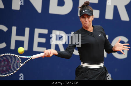 Nürnberg, Deutschland. 22. Mai, 2019. Tennis: WTA-Tour-Nürnberg, Singles, Frauen, Runde 1, Lisicki (Deutschland) - tomljanovic (Australien). Ajla Tomljanovic in Aktion. Credit: Daniel Karmann/dpa/Alamy leben Nachrichten Stockfoto