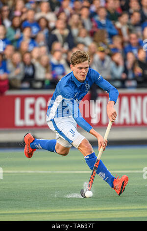 UTRECHT, 22-05-2019, Hoofdklasse Hockey Heren Seizoen 2018-2019. Veranstaltungsort: SV Kampong. Silas Lageman während des Spiels SV Kampong vs HC Bloemendaal. Stockfoto