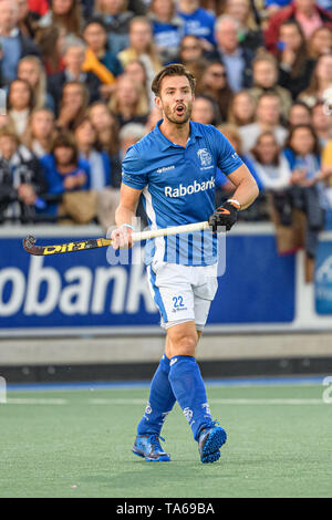 UTRECHT, 22-05-2019, Hoofdklasse Hockey Heren Seizoen 2018-2019. Veranstaltungsort: SV Kampong. Martijn Havenga während des Spiels SV Kampong vs HC Bloemendaal. Stockfoto