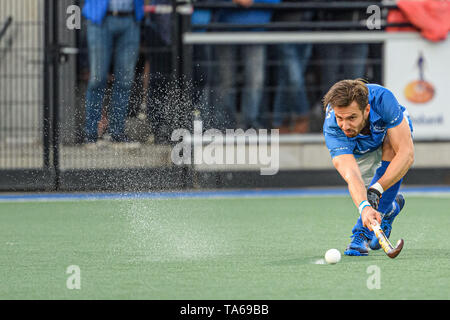 UTRECHT, 22-05-2019, Hoofdklasse Hockey Heren Seizoen 2018-2019. Veranstaltungsort: SV Kampong. Martijn Havenga während des Spiels SV Kampong vs HC Bloemendaal. Stockfoto