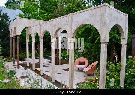 Die wedgwood Garten 2019 rhs Chelsea Flower Show in London, England Stockfoto