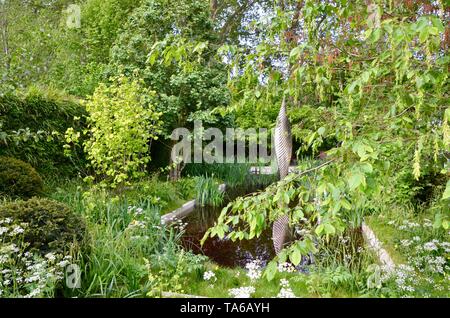 Die savills und David harber Garten 2019 rhs Chelsea Flower Show in London, England Stockfoto