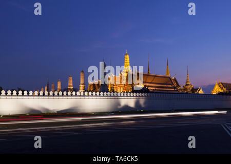 Der Grand Palace, Wat Phra Kaeo, Bangkok, Thailand Stockfoto