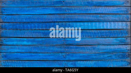 Blau Holz- Hintergrund. Jahrgang. Retro. Stockfoto