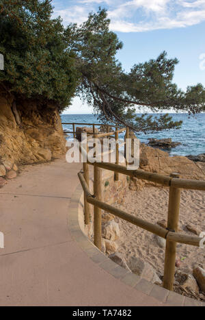 Cala de Sant Francesc in Blanes, Costa Brava, Spanien Stockfoto