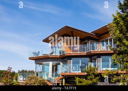 Pointhouse Suites luxuriöse Bed & Breakfast an der Sunshine Coast in British Columbia Stockfoto