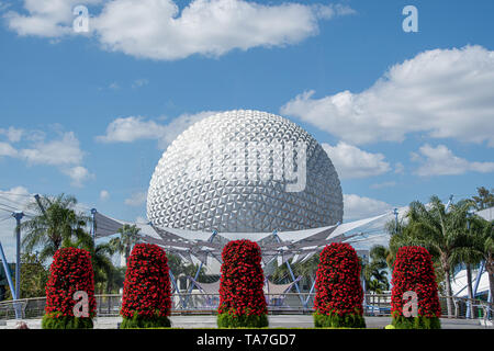 ORLANDO, USA. 29. APRIL 2019: Raumschiff 'Suche Attraktion in Epcot, Disney World Stockfoto