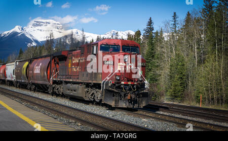 CP-Bahn Banff Alberta Kanada Stockfoto