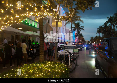 Beach Drive, South Beach, Miami, Florida Stockfoto