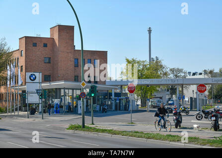 BMW Motorrad Werk, in dem Juliusturm, Spandau, Berlin, Deutschland, BMW Motorradwerk, Am Juliusturm, Deutschland Stockfoto