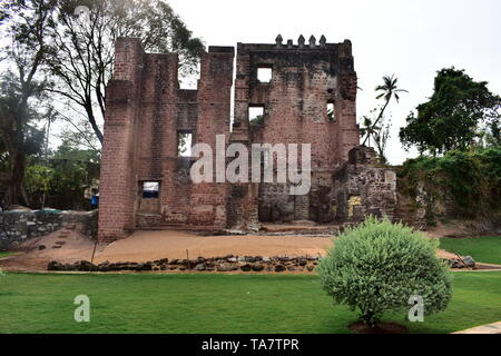 Kollam, Kerala, Indien: März 2, 2019 - tangasseri Fort in Kollam Stockfoto