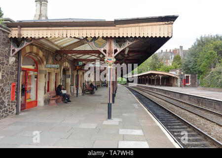 Great Malvern Bahnhof - Hauptbahnhof in Malvern, Worcestershire, Großbritannien Stockfoto