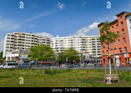 Kreuzberger Zentrum, Kottbusser Tor, Kreuzberg, Berlin, Deutschland, Kreuzberger Zentrum, Kottbusser Tor, Kreuzberg, Deutschland Stockfoto