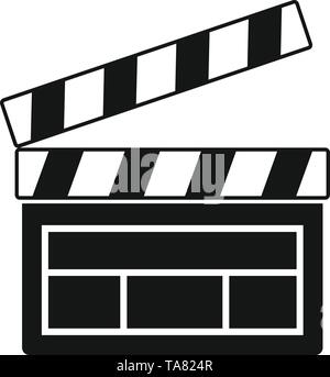 Film 1880 Symbol. Einfache Abbildung der Film 1880 Vektor Symbol für Web Design auf weißem Hintergrund Stock Vektor