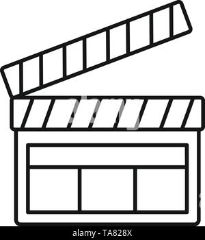 Film 1880 Symbol. Übersicht Film 1880 Vektor Symbol für Web Design auf weißem Hintergrund Stock Vektor