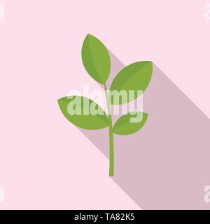 Matcha Werk Symbol. Flache Darstellung von Matcha anlage Vektor Symbol für Web Design Stock Vektor