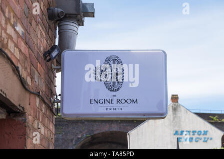 Der Motor, ein eigenes Schwimmbad Veranstaltungsort in Digbeth, kreative Birmingham Bezirk Stockfoto