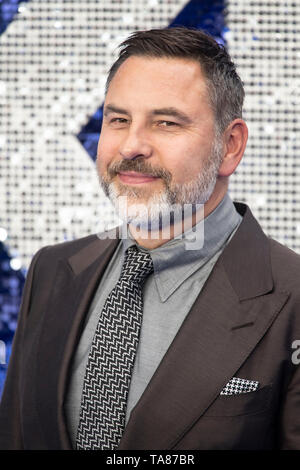 London, Großbritannien. David Walliams bei der BRITISCHEN Premiere von Rocketman im Odeon Luxe, Leicester Square, London Am 20. Mai 2019. Ref: LMK386-S 2465-210519 Gary Mitchell / Sehenswürdigkeit Media WWW.LMKMEDIA.COM Stockfoto