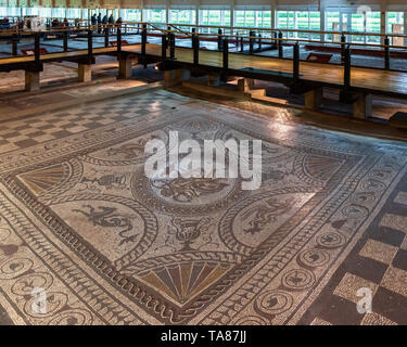 Fishbourne Roman Palace, Großbritannien Stockfoto