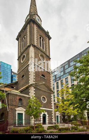 LONDON DIE STADT LONDON ST BOTOLPHS KIRCHE ALDGATE SQUARE Stockfoto