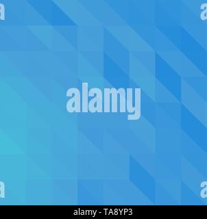 Blue vector abstrakte Texturierte polygonalen Hintergrund Dreieck Muster für den Hintergrund mit Kopie Raum Stock Vektor