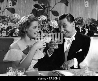 KAY Walsh und George Formby in SEHE ICH EIS! 1938 Anthony Kimmins verbundenen Sprechen Bilder (ATP)/Associated British Film Distributors (A.B.F.D. ) Stockfoto