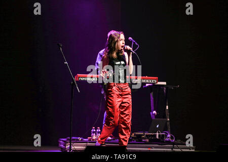 Alice Merton präsentiert ihr erstes Debütalbum 'MINT' im Auditorium Parco della Musica in Rom. Stockfoto