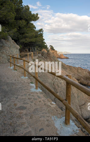 Cala de Sant Francesc in Blanes, Costa Brava, Spanien Stockfoto