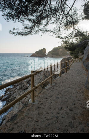 Cala de Sant Francesc in Blanes, Costa Brava, Spanien Stockfoto