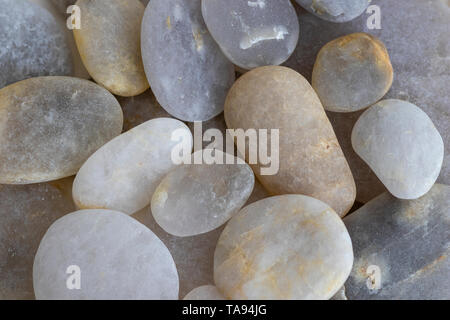 Zusammenfassung Hintergrund glatt River Stone Pebbles Stockfoto