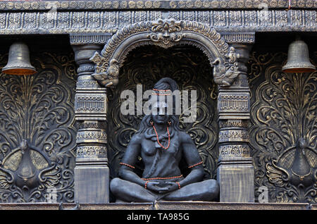 Lord Shiva Statue, Sadashiv peth, Pune, Maharashtra. Stockfoto