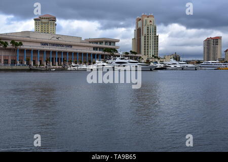 Tampa, Flordia, USA - Januar 7, 2017: Tampa Convention Center Stockfoto