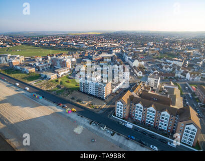 Luftaufnahmen von Seaford, East Sussex, Großbritannien Stockfoto